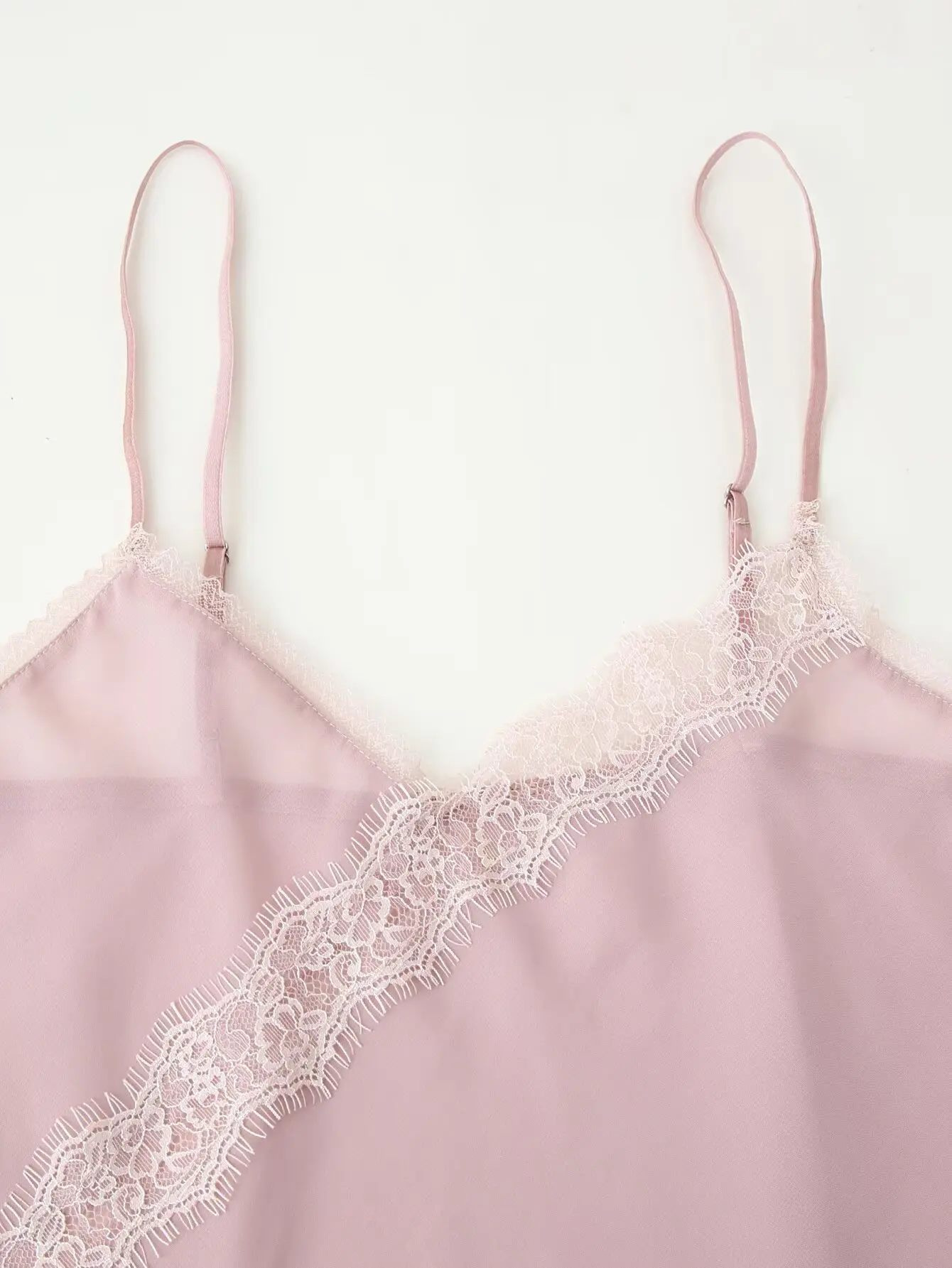 Women Elegant Temperament Satin Lace Trim Skirt Set Or Sex Spaghetti Strap Tanks Tops Or Slit Commuter Skirt Streetwear