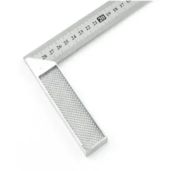 Aluminum Handle with Stainless Steel Scale Angle Square Ruler, 250/300mm (300 mm)