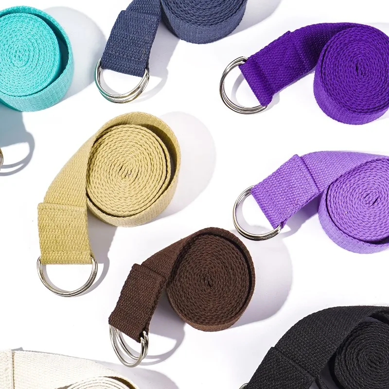 Yoga Belt Stretching Tension Cotton Brace Rope Elongation