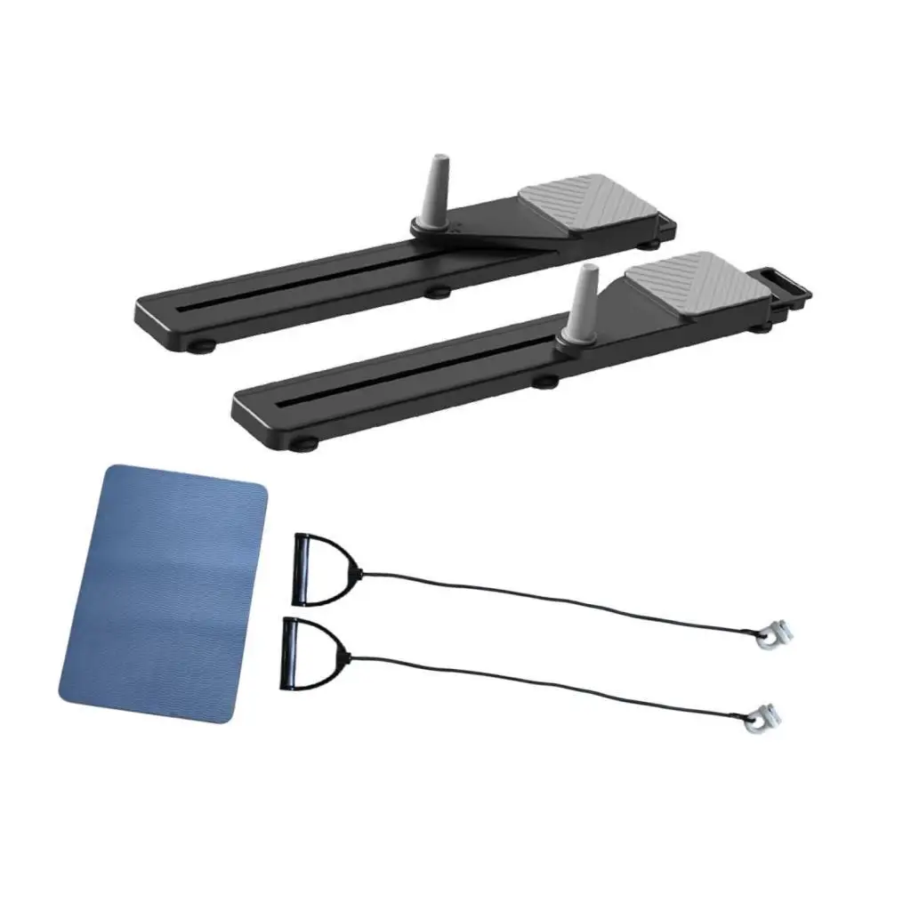 Leg Exercise Machine with Resistance Band Push up Bar System