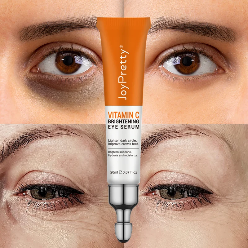 Anti Dark Circle Eye Bags VC Whitening Lightening Cream Wrinkle Removal Serum Eyes Firming Skin Care Beauty JoyPretty_voghion.com