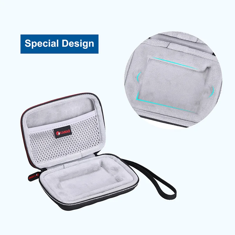 Portable hard drive bag Hard drive case XANAD EVA hard case for Samsung T7 Shield SSD