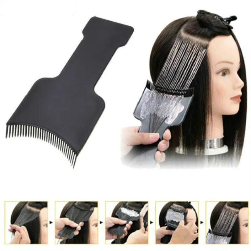 Aplicador de cabelo, ferramenta profissional de cabeleireiro e pincel para tingimento de cabelo