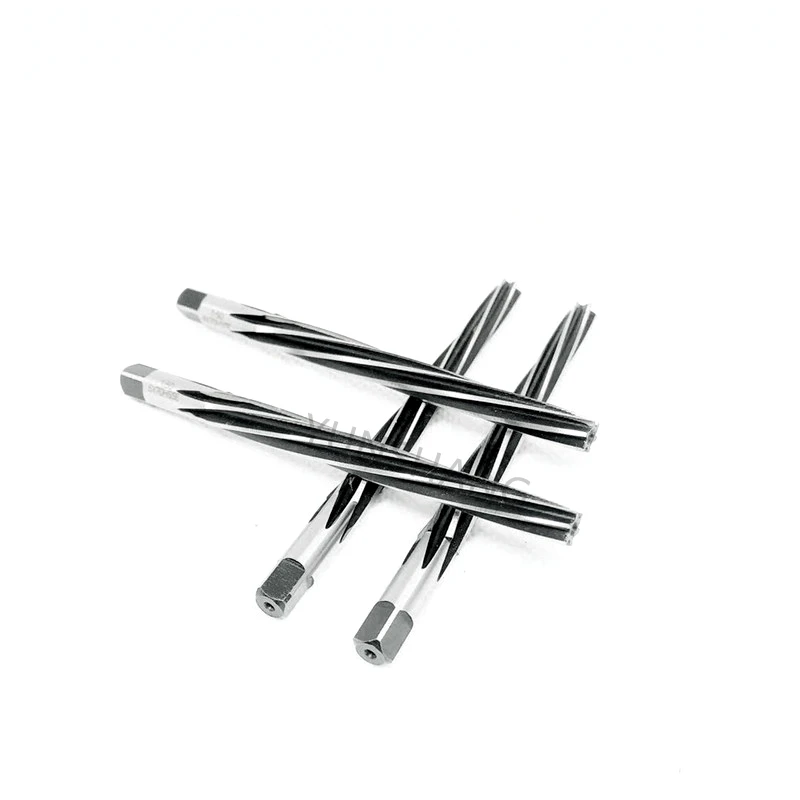 1:50 Conical Spiral Reamer HSS Hand Reamer CNC Tools Milling Cutter D3mm-20mm Extended 100/150/200/255L