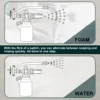 Foam Cannon Dual Connect Adapter 1/4" Quick Connect Metal Dual Head for Pressure Washers Fits EU & US Systems Includes 7 Nozzles 3
