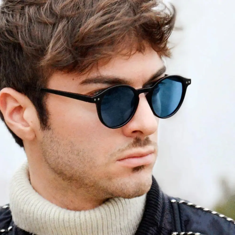Retro Round Polarized Sunglasses 4