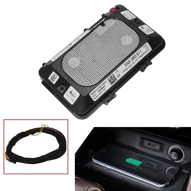 

Car Wireless Charger Module For Golf 7 7.5 Tiguan CC PASSAT B8 5NA 980 611 B 5NA980611