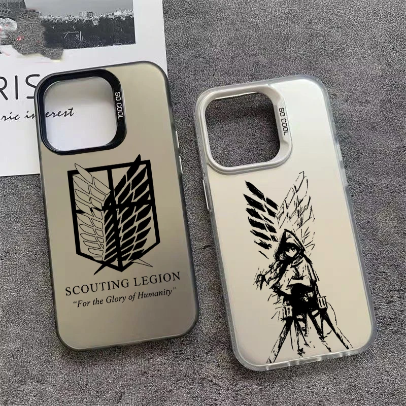 Attack on Titan Anime Matte Back Anti-Fall Phone Case
