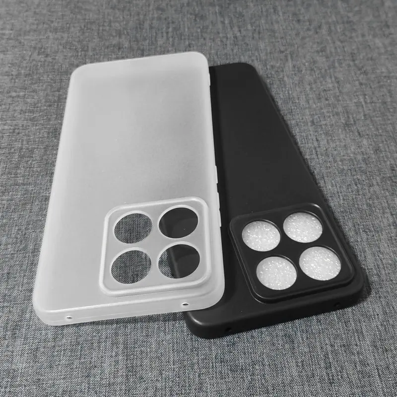 Frosted Black Soft TPU Protective Phone Case Shell