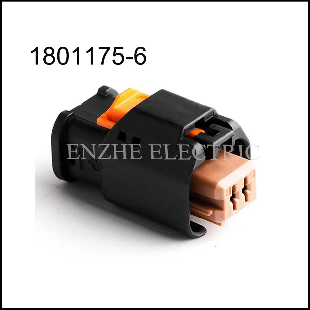 

100SET 1801175-6 auto Waterproof cable connector 2 pin automotive Plug famale male socket Includes terminal seal