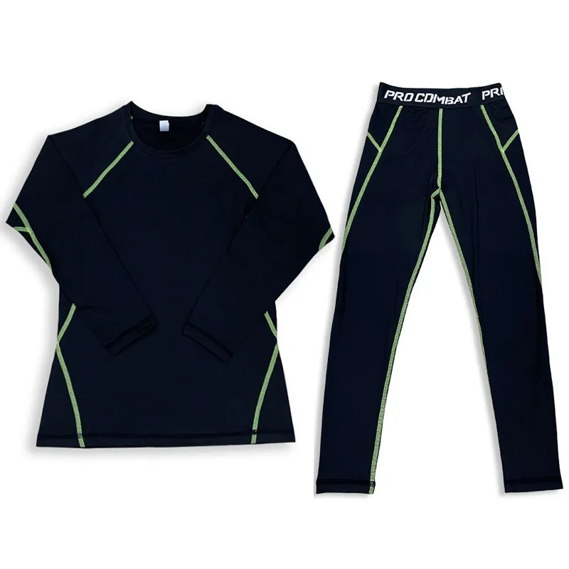Children Football Basketball Jerseys Baby Boys Girl Tight Soccer Running Sets Kids Football Sport Underwear Tracksuit Suits 02