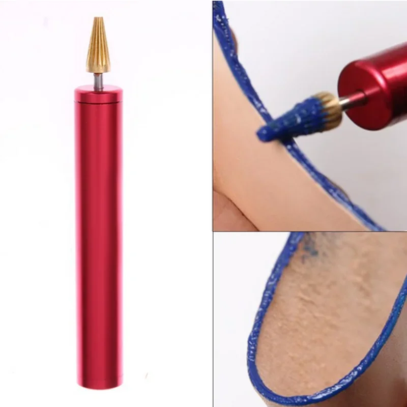 1PCS DIY Leather Edge Oil Pen Top Pro Edge Dye Pen Applicator Speedy Paint Roller Leather Tools Craft