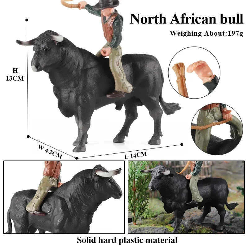 Figurine De Vache Miniature - Jouet Animal Ferme, Décoration, Topper à Gâteau, Modèle Détaillé