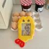 MINKYS Kawaii Food Series Fluffy 3 inch Kpop Photocard Holder Photo Card Holder Bag Pendant School Stationery 6