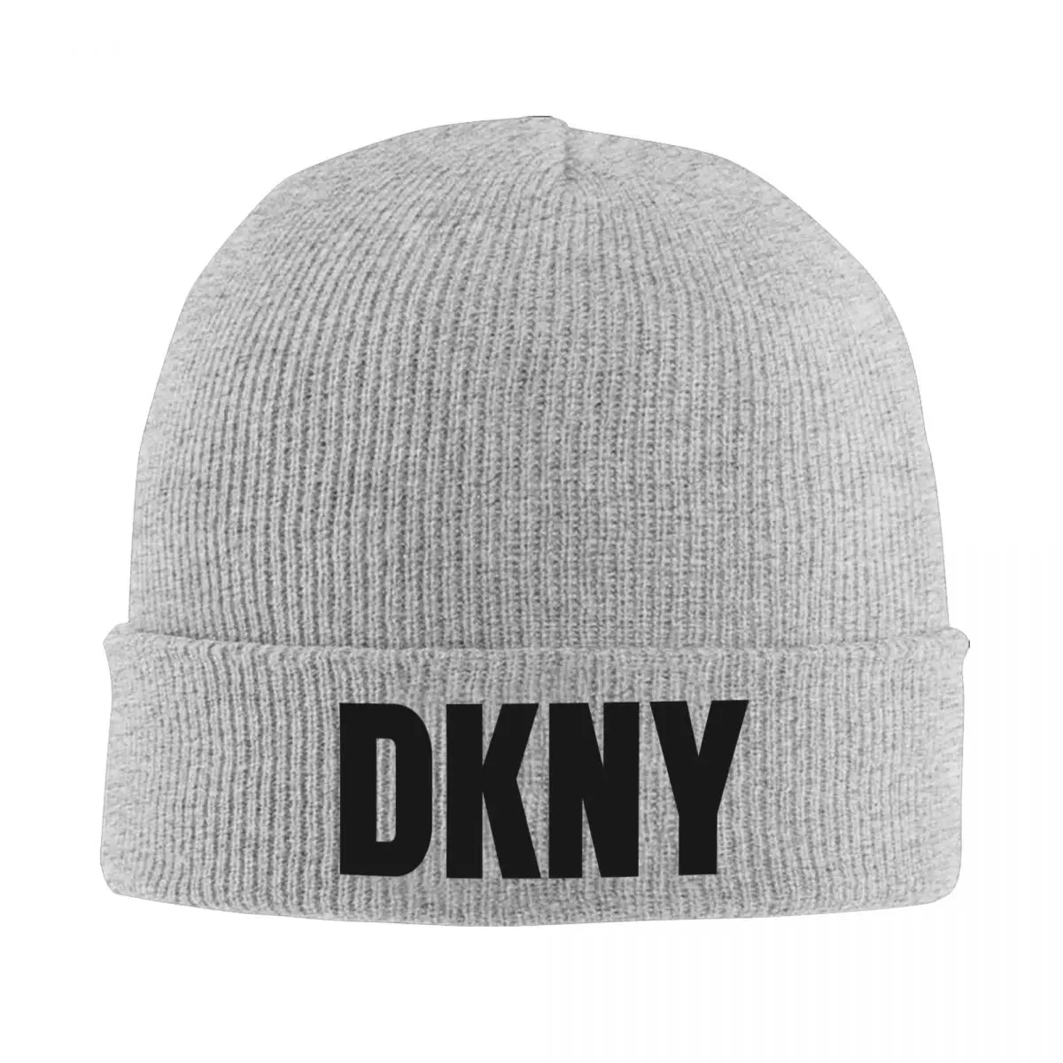 

Стильная шапочка DKNYs для унисекс, зимняя теплая вязаная шапочка с черепом