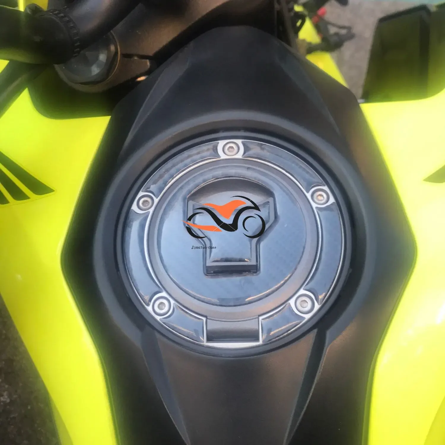 

3D carbon brazing oil tank cover sticker For HONDA CB650F CM500 CB650R CBR650R CB500X Fuel tank cap protective sticker