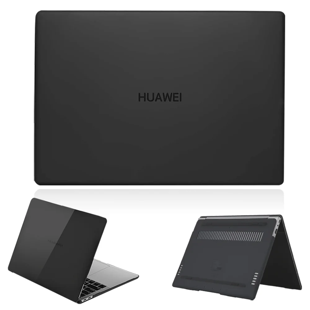 Capa para Portátil para Huawei Matebook D14 D15 13 14 Magicbook 14 15 Pro 16.1 X14 X15 Matebook x Pro x 2023 Preto Fosco Casca Dura
