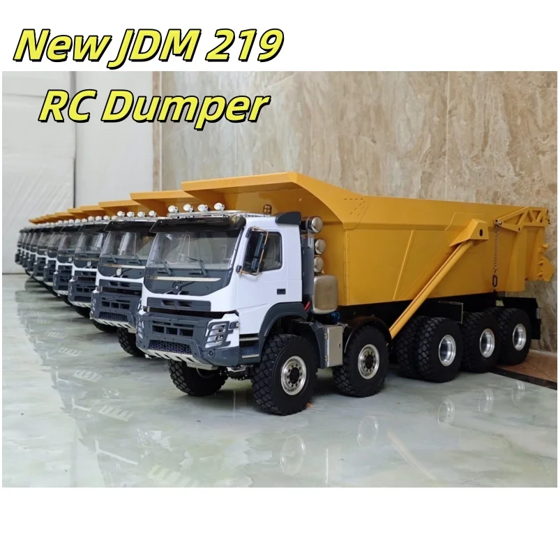 その他 Rc dump New JDM 219 10*10 Hydraulic Mining RC Dumper Truck Radio
