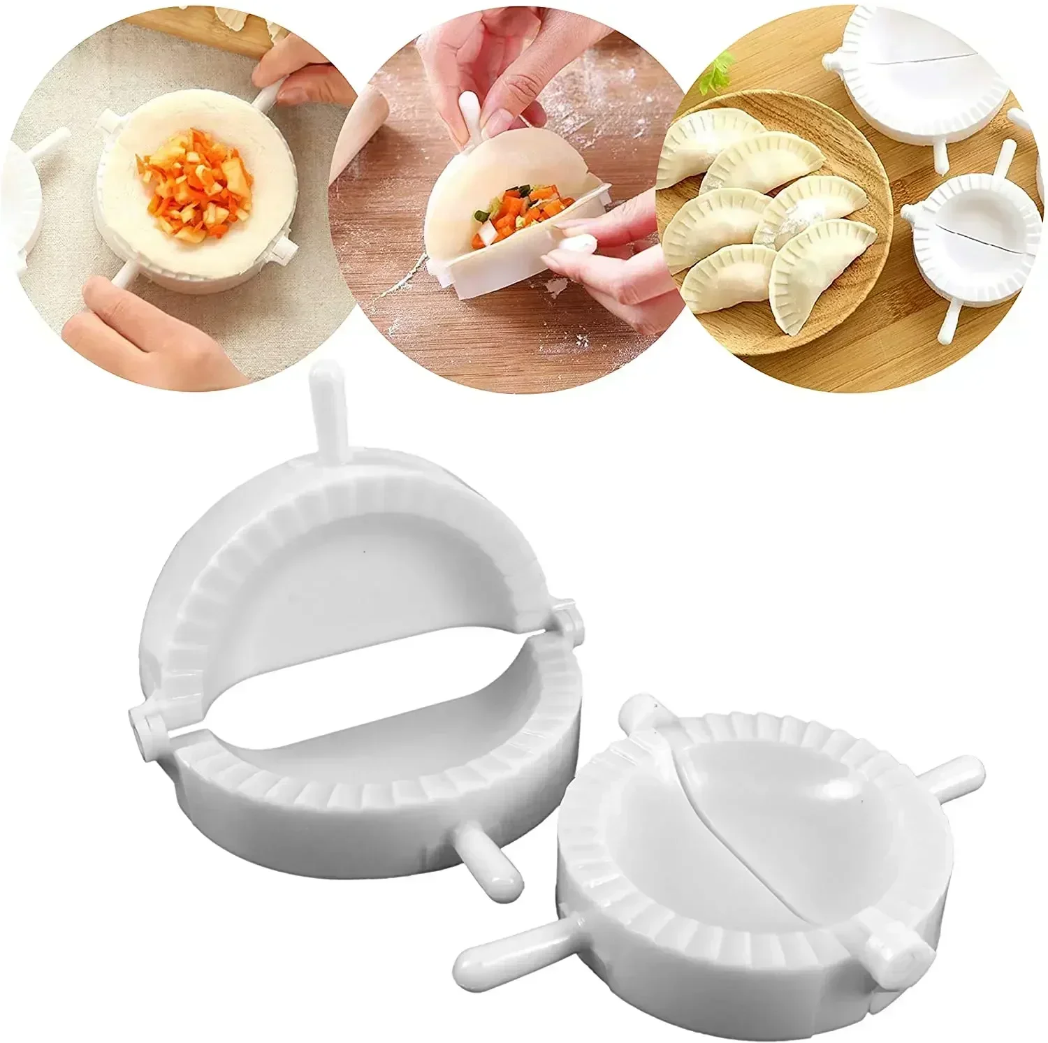 1pcs dumpling maker tool Dumpling Maker Dumpling Tool Dough Press Mold Meat Pie Cutter for Ravioli Calzones Empanada Turnover Pierogi Gyoza