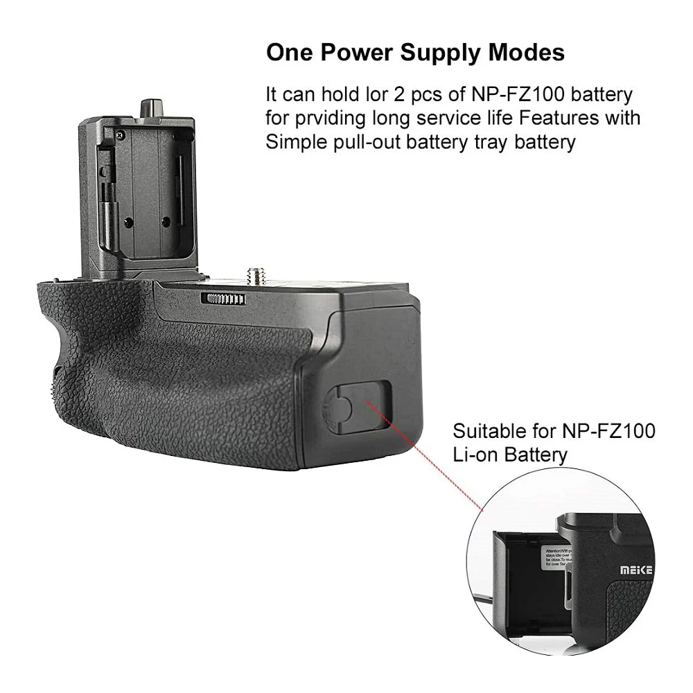 Meike MK-A7RIV Professional Vertical Battery Grip for Sony A7IV A7RIV A7SIII A1 A9II Mirrorless Camera