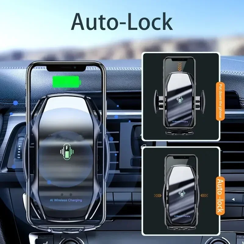 Wireless Car Charger Mount with Fast Charging