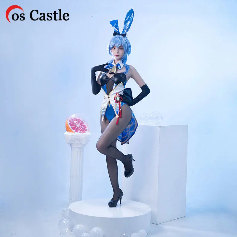 

Cos Castle Halloween Party Clothes Game Genshin Impact Ganyu Cosplay Costume Sexy Jumpsuit Bunny Cos Uniform Outfit