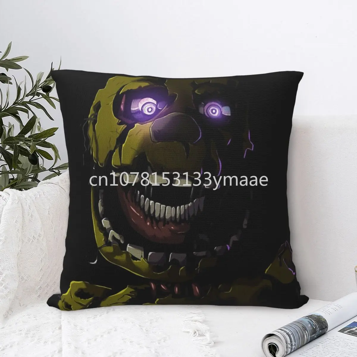 

Страшная Весенняя ловушка, дизайнерская Подушка Fnaf, искусственная подушка, наволочка, милый чехол для подушки