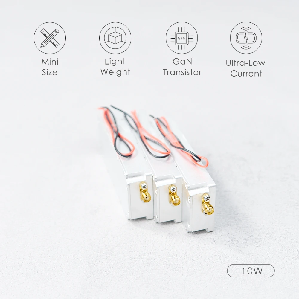 10W Low Altitude Defense RF Modules Power Amplifiers 120-200MHZ300-400MHZ200-300MHZ1.2G1.5G2.4G5G3250-3350MHZ 2.2G