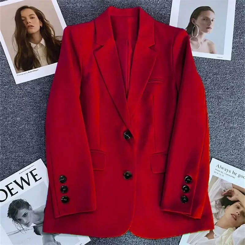 One-piece coat red
