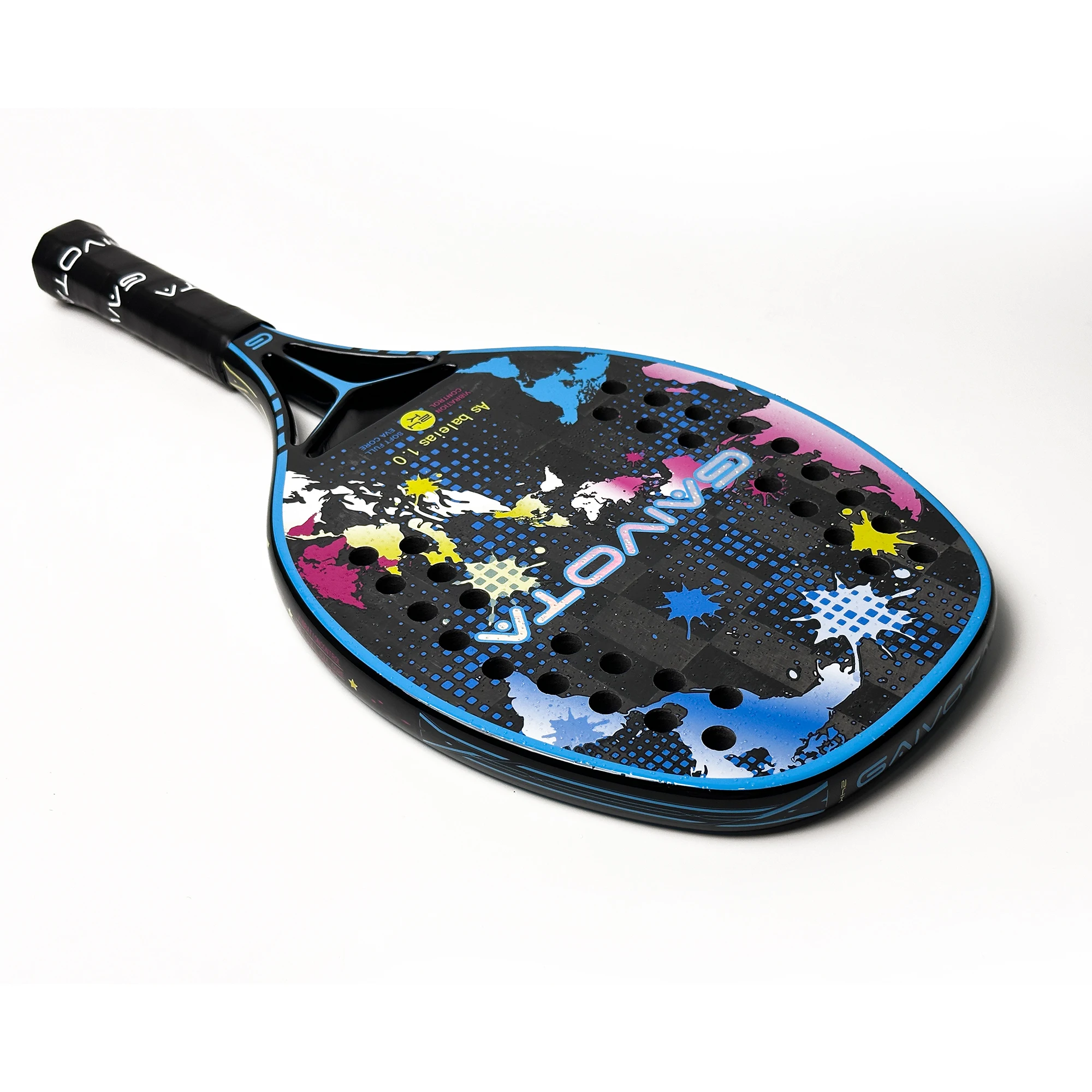 Gaivota beach Tennis racquet 24K carbon belt backpack