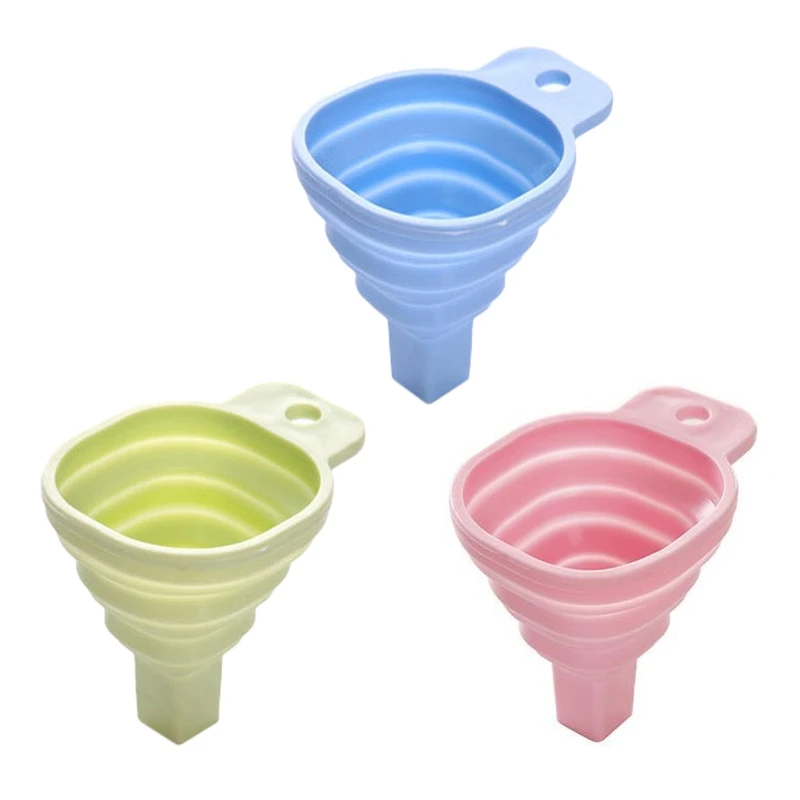 

Universal Silicone Liquid Funnel Washer Fluid Change Foldable Easy to Use Gift