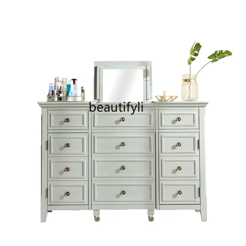 

Flip Dresser Storage Cabinet Integrated Bedroom Cosmetic Cabinet
