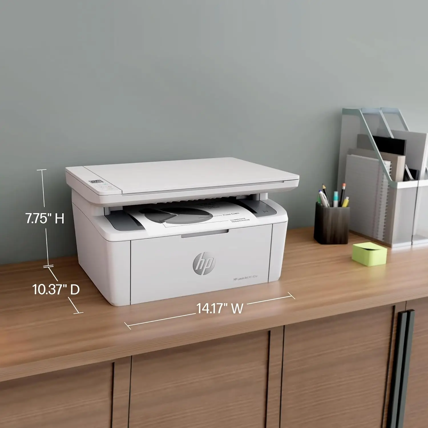 LaserJet MFP M140w Wireless Printer, Print, scan, copy, Fast speeds, Easy setup, Mobile printing, Best-for-small teams 2