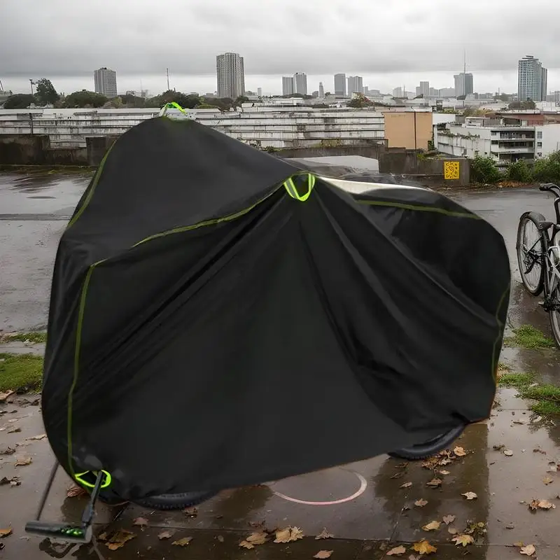 Dirt Bike Cover Bike Cover Weatherproof UV-Resistant Breathable Dustproof Shelter With Anti-Theft Buckle For Scooter Garage Yard