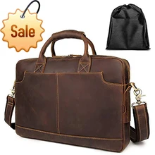 

Men Top Leather Handbag Men's Laptop Briefcase Sling Bag Leather Laptop Bag Men Laptop Bag High Capacity Business Package