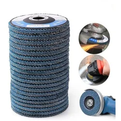 5/10PCS 40/60/80120 Grit Grinding Wheel Angle Grinder Sanding Discs Dremel Tool For Removing Rust Polishing Tool 115/125mm