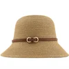 New Girl Straw Fisherman Hat Wide Brim Floppy Summer Hats for Women Beach Panama Straw Hat Dome Bucket Hat Femme Shade Hat 1
