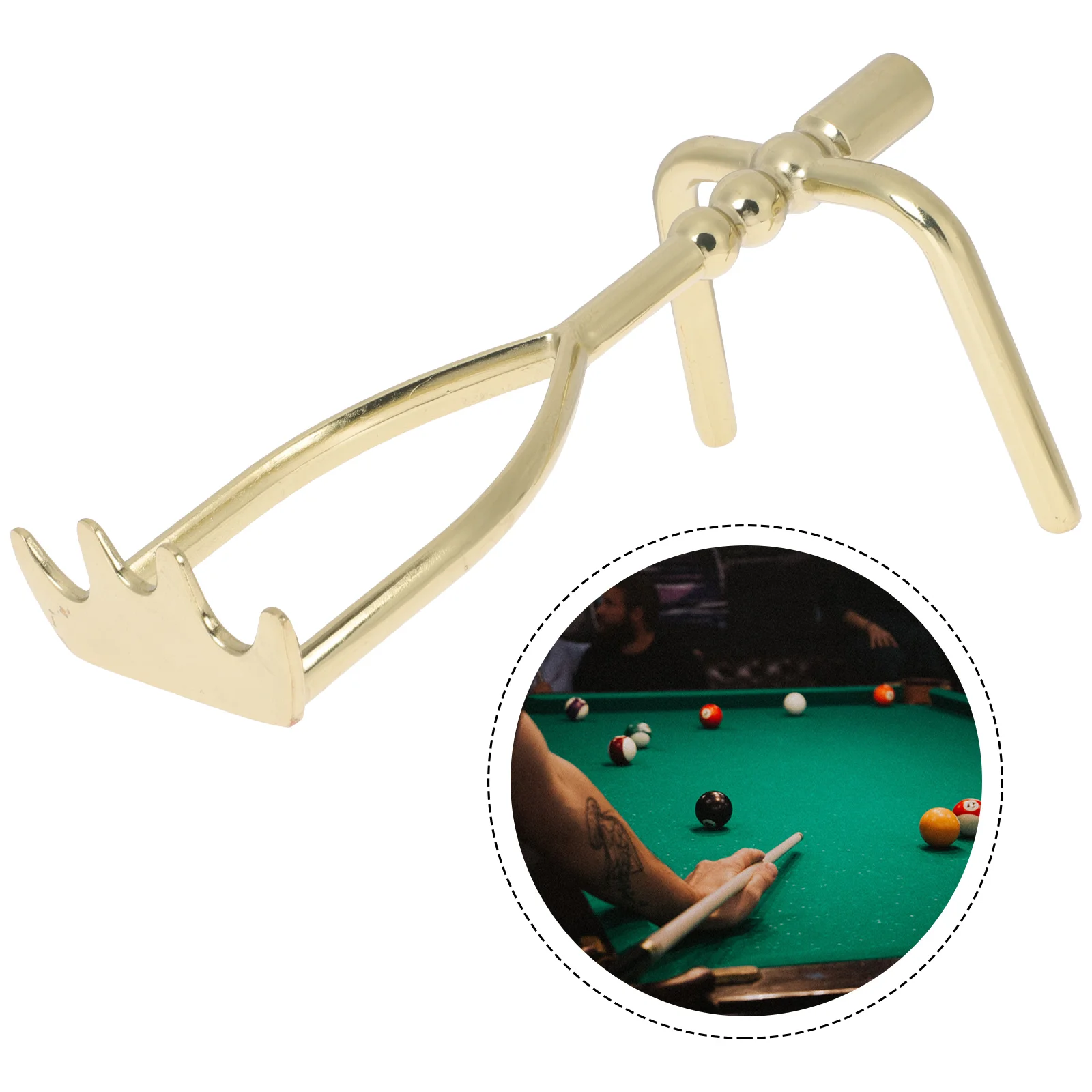 Portable Bumper Pool Tables Professional Billiard Bridges Rust-proof Snooker Bridges Billiard Cue Cross Rack