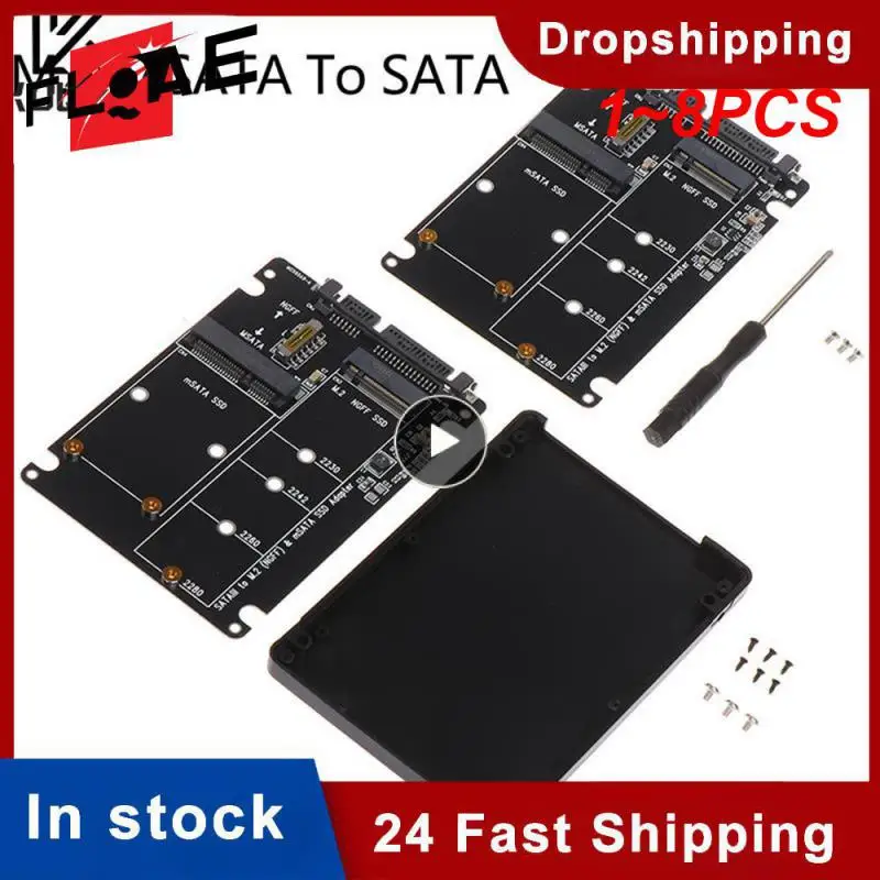 

1 ~ 8 шт. 60 Гбит/с на M2 NGFF SATA SSD MSATA SSD адаптер для телефона M.2