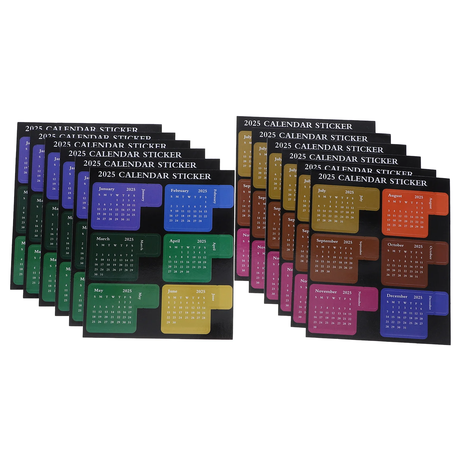 

Sticky Notes Index Scrapbook Stickers Notebook Calendar Decals Month Planner Schedule Tabs DIY Small