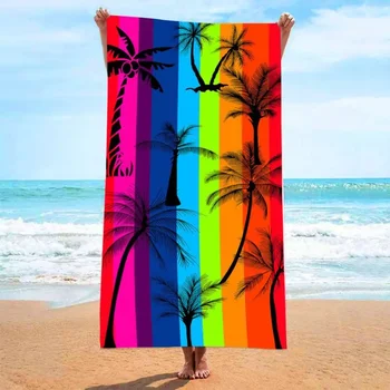 Quick-Dry Beach Towel Microfiber Running Yoga Gym Fitness Towel Super Soft Lightweight Swimming Yoga Beach Bath Towel Large Size 3