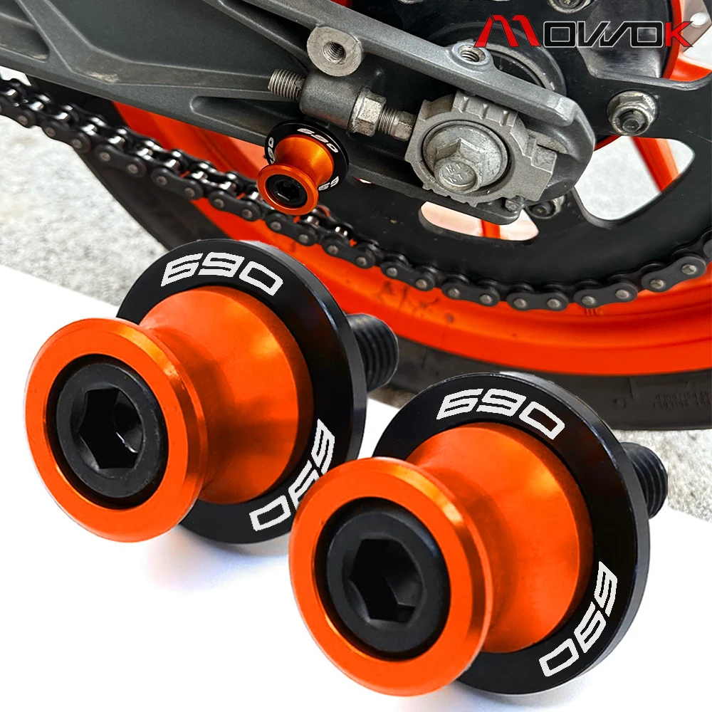 High-Quality Motorcycle Valve Caps & Swingarm Spools with Slider Stand Screws