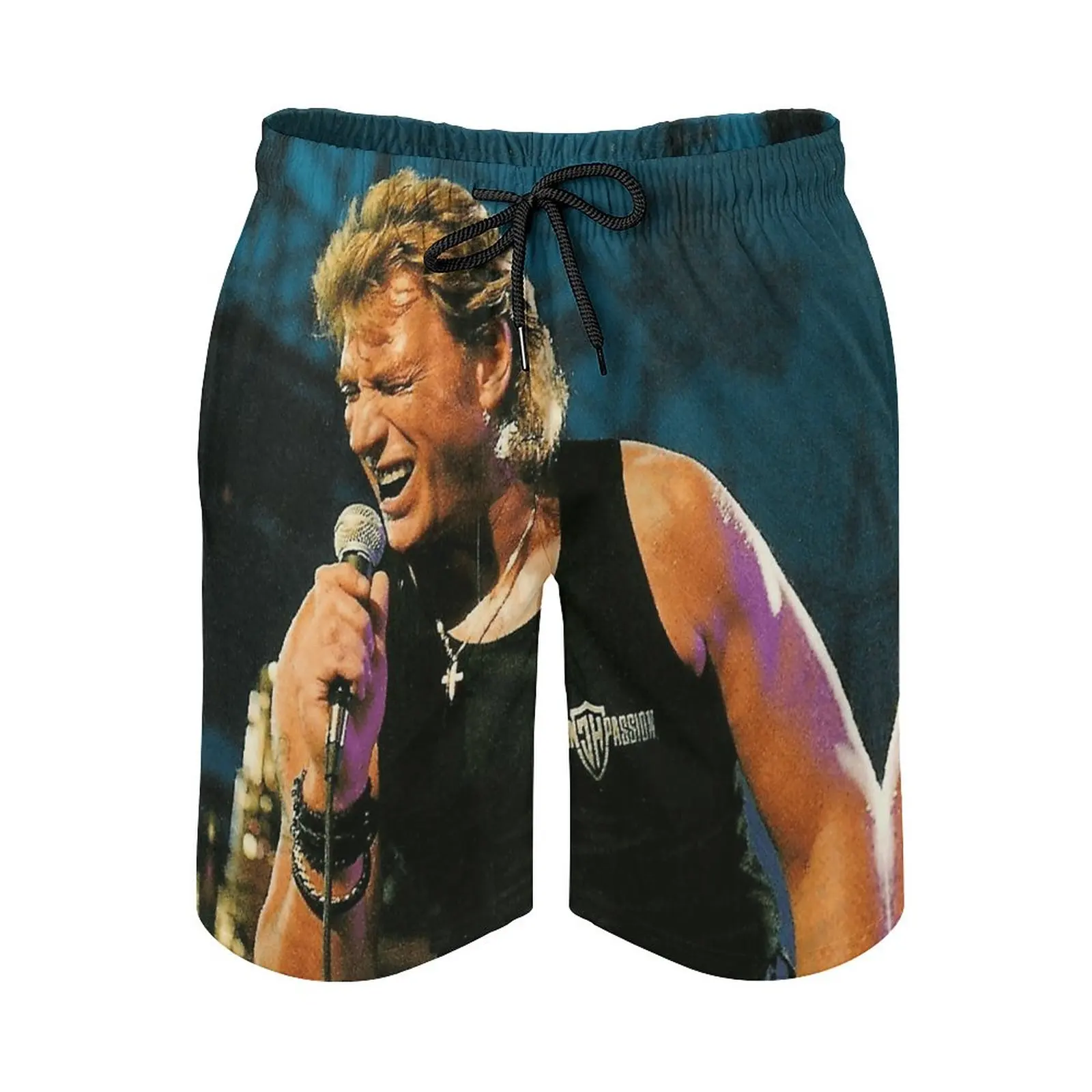 

Johnny And Hallyday Mort Anime Beachpremium Adjustable Drawcord Breathable Quick Dry Beach Pantsrunning Loose Stretch Hawaii Pan