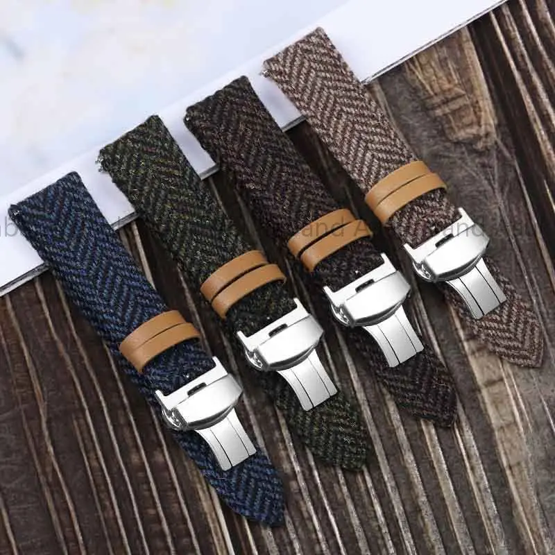 Cinturino Per Orologio In Nylon Vintage 18Mm 20Mm 22Mm Cinturino In Pelle Per Tudor Black Bay Per Longines Per Omega Per Dw Classic Women Bracciale