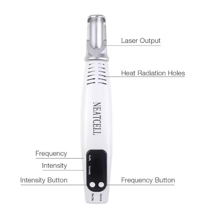 Mini Pen Painless Eyebrow Washing Tattoo Machine Skin Rejuvenation LCD Display Fair Portable Speckle Removing 2