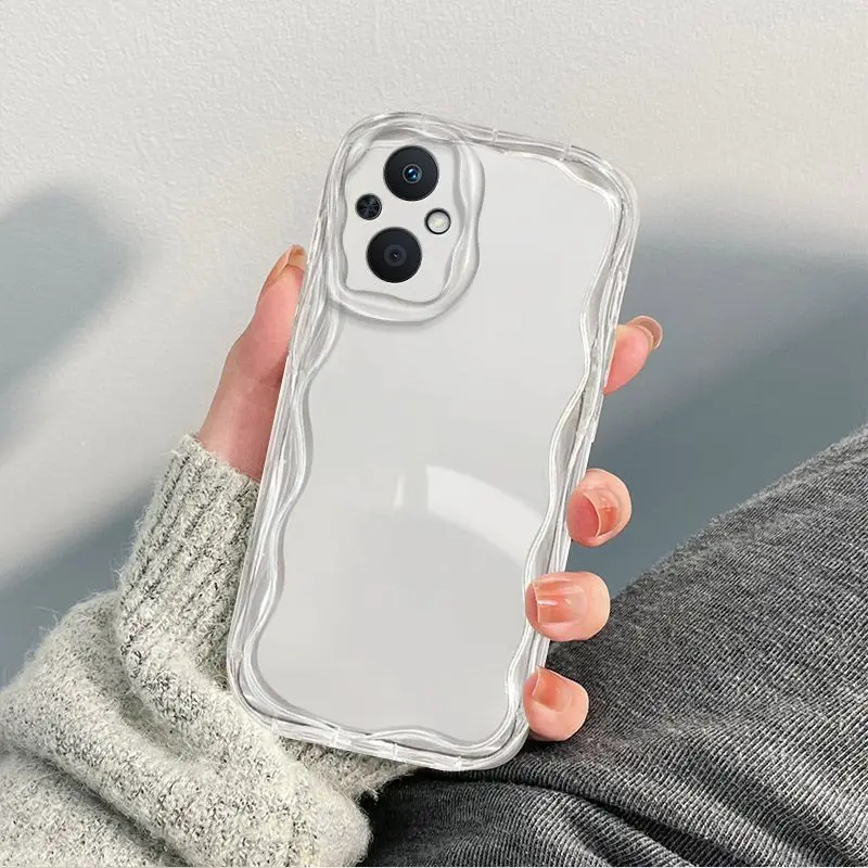 Clear TPU Wave Soft Phone Case Cover