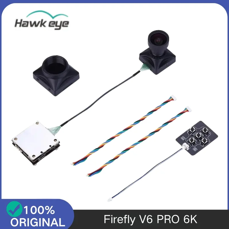 Hawkeye Firefly V6-PRO Caméra Action 6K SONY Capteur 1 Pouce Stabilisation
