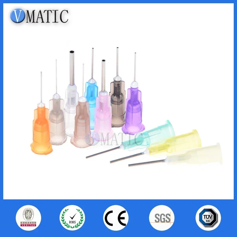 High Quality 100pcs Milky Yellow Dispensing Needles Syringe Tip Needle 1/2 Inch Length 19 Gauge Syringes Blunt Tips