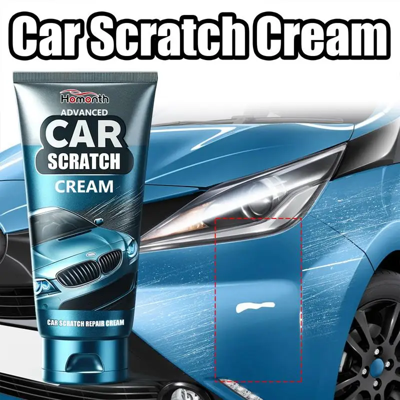 

Car Scratch Repair Cream Car Repair Scratch Remover Cleaner Compound Wax With Sponge 60ml Auto Wax Scratch Remover Cream