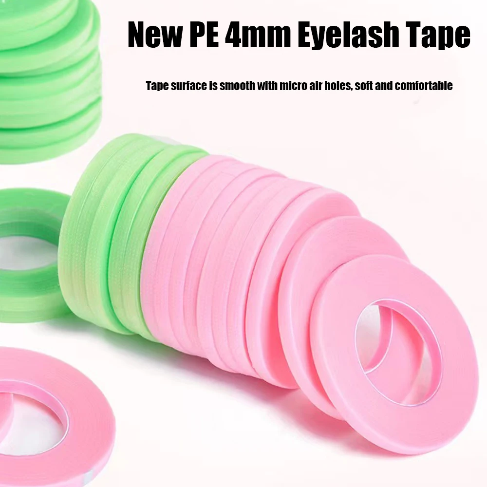 5/10/20PCS Micropore Lash Tape 4mm Width Eyelash Extension Tapes PE Breathable Easy To Tear Lashes Accessories Makeup Tools Eyelash Extension Tape